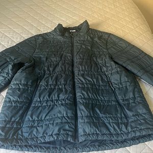 Teal The NorthFace WIndbreaker Zip Up